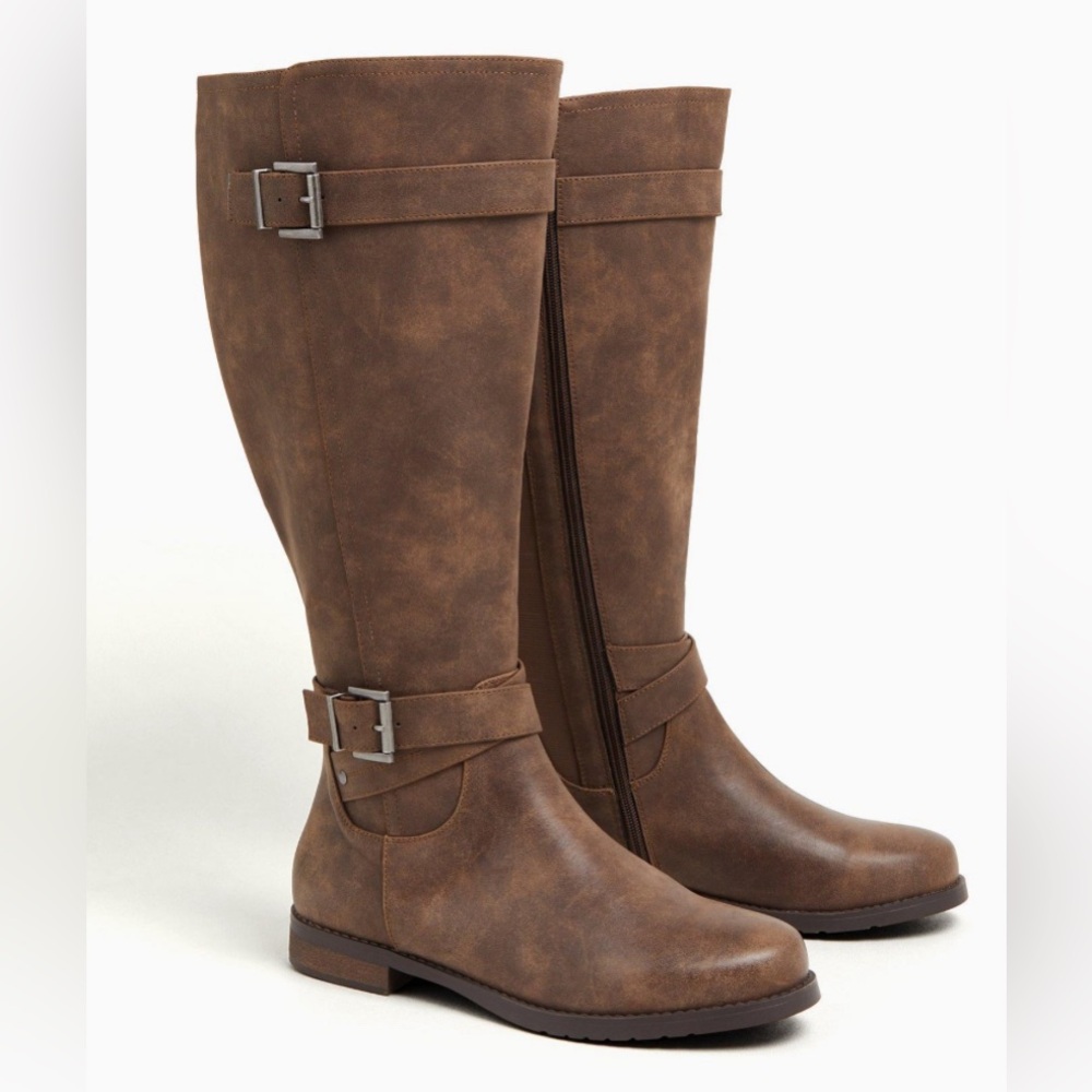 Knee-high brown riding boots from Torrid 10W NWT